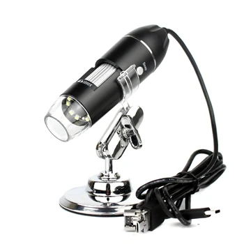 USB Digitalni Mikroskop, Ročni 1000X-1600X 8 LED Povečava Endoskop Mini Video Kamero za Windows 7/8/10 Mac, Linux, Android