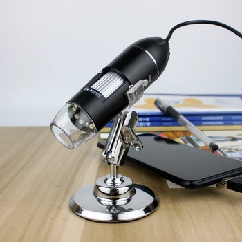 USB Digitalni Mikroskop, Ročni 1000X-1600X 8 LED Povečava Endoskop Mini Video Kamero za Windows 7/8/10 Mac, Linux, Android 1