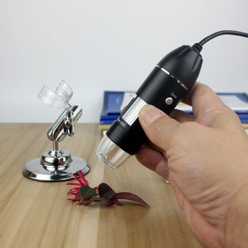 USB Digitalni Mikroskop, Ročni 1000X-1600X 8 LED Povečava Endoskop Mini Video Kamero za Windows 7/8/10 Mac, Linux, Android 2