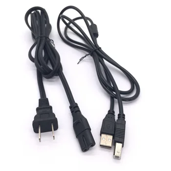 USB Kabel+Napajalni Kabel za Tiskalnik Epson Expression Home XP2100 XP4100 XP4105