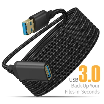 USB Podaljšek USB 3.0 Kabel za Pametne Laptop PC TV Xbox Eno SSD USB 3.0 2.0 Podaljšek Kabel Mini Hitro Kabel