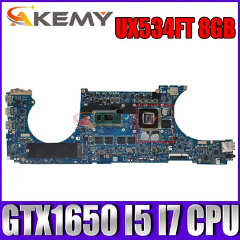 UX534FT Motherboard GTX1650 V4G i5-8. Gen i7-8. Gen CPU 8/16 G RAM za ASUS ZenBook15 UX534F UX534FN UX534FA Zvezek Mainboard
