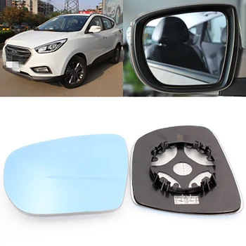 Velika Vizija Avtomobila Modre Rearview Mirror Glare Dokaz LED Lučka Ogrevano Vklopite Eno za Hyundai iX 35 2004-2020