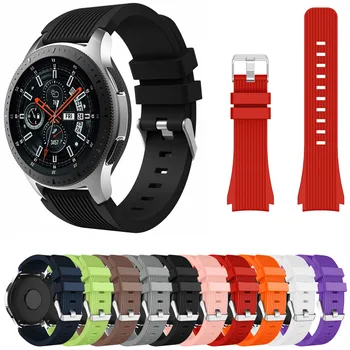 Visoka Kakovost Mehki Silikonski Pašček za Zapestje za Samsung Galaxy Watch 46mm SM-R800 Band Zamenjava Gume Zapestnico Watch Trak