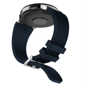 Visoka Kakovost Mehki Silikonski Pašček za Zapestje za Samsung Galaxy Watch 46mm SM-R800 Band Zamenjava Gume Zapestnico Watch Trak 3
