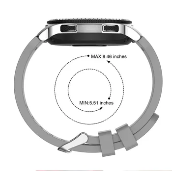 Visoka Kakovost Mehki Silikonski Pašček za Zapestje za Samsung Galaxy Watch 46mm SM-R800 Band Zamenjava Gume Zapestnico Watch Trak 4