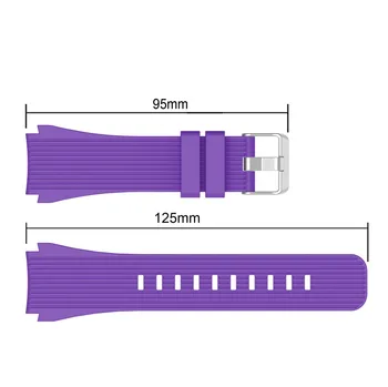 Visoka Kakovost Mehki Silikonski Pašček za Zapestje za Samsung Galaxy Watch 46mm SM-R800 Band Zamenjava Gume Zapestnico Watch Trak 5