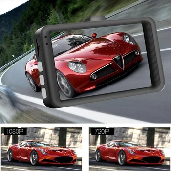 Vožnja avtomobila Snemalnik Dual Trakom, Obračanje Slike, Podporo za Mobilne APLIKACIJE WIFI Mobilni Telefon Povezanost Predvajanje HD 1080P Avto Kamera 1