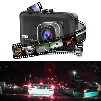 Vožnja avtomobila Snemalnik Dual Trakom, Obračanje Slike, Podporo za Mobilne APLIKACIJE WIFI Mobilni Telefon Povezanost Predvajanje HD 1080P Avto Kamera 2