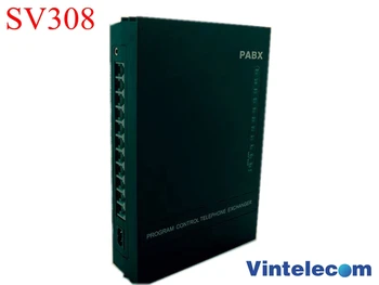 Vroče prodajo - VinTelecom MINI PABX / PBX SV308 (3Lines+8ext.) / Telefon Izmenjevalnik sistem