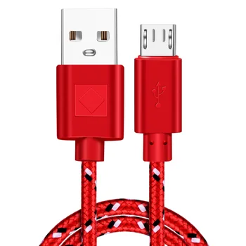 Vumpach Najlon Pleteni Micro USB Kabel 1m/2m/3m Sinhronizacijo Podatkov Polnilnik USB Kabel Za Samsung HTC LG Huawei Xiaomi Android Telefon Kabli 1
