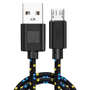 Vumpach Najlon Pleteni Micro USB Kabel 1m/2m/3m Sinhronizacijo Podatkov Polnilnik USB Kabel Za Samsung HTC LG Huawei Xiaomi Android Telefon Kabli 2