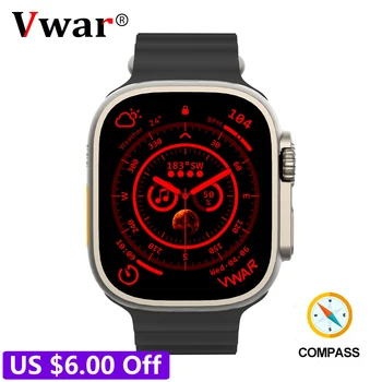VWAR IWO Ultra 3 Pametno Gledati Moške 49 mm 2.2 palčni HD Zaslon Kompas NFC Smartwatch Igre Šport Fitnes Pazi za Android IOS