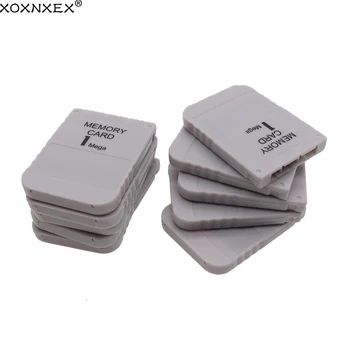 XOXNXEX 10PCS PS1 Pomnilniške Kartice 1 Mega Pomnilniško Kartico Za PS1 PSX Igre Koristne Praktične Cenovno Bela 1M 1MB