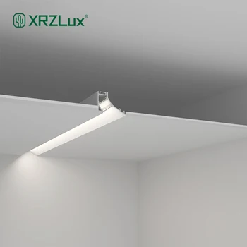 XRZLux Vgradne LED Aluminija Linearni Bar Luči, Notranje Oblikovanje Stropni Stenski Dekor Trakovi Svetlobe Kanal Aluminij Profil Razsvetljavo