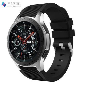 YAYUU Band za Samsung Galaxy Watch 3 45mm/Galaxy Watch 46mm Razredi/Prestavi S3 Frontier/Classic, 22 mm Mehki Silikonski Zamenjava Pasu