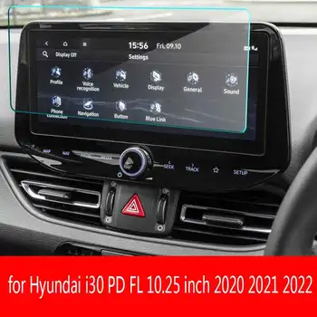 Za Hyundai i30 PD FL 10.25 palčni 2020 2021 2022 Avto, GPS Navigacija, Kaljeno Steklo Zaslona Zaščitno folijo Auto Notranje Nalepke
