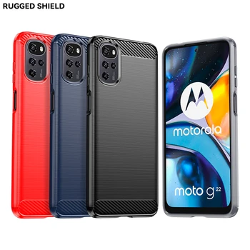 Za Kritje Motorola Moto G22 Primeru Za Moto G22 Coque Shockproof Odbijača Nazaj Shockproof Mehko Primeru Za Moto G52 E32 G 22 G22 Fundas