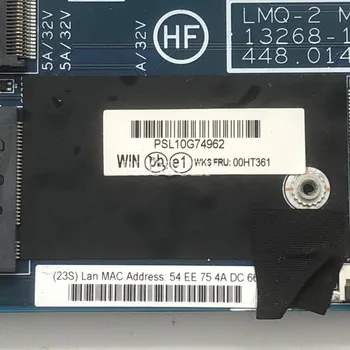 Za Lenovo ThinkPad X1C X1 Carbon 2015 Prenosni računalnik z Matično ploščo W/ SR23V I7-5600U CPU, 8GB 00HT361 13268-1 448.01430.0011 100% Dela 2