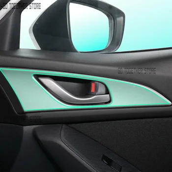 Za Mazda 3 Axela 2018-2022Car Notranjosti sredinski konzoli, Pregleden TPU Zaščitno folijo Anti-scratch Popravila film Accessorie Preuredi 4