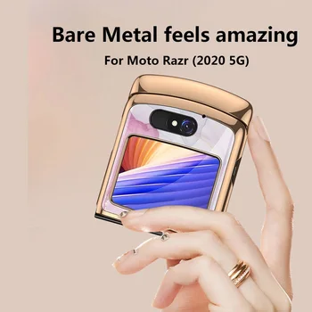 Za Motorola Razr 2020 5G Primeru Srčkan Telefon Kritje slikajo na Steklo, Težko za Moto Razr Potiskane Anti Scratch funda Moški Ženske barve 3
