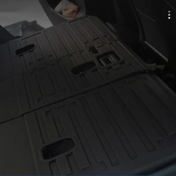 Za Tesla Model Y Dodatki Avto Zadaj Sedeži Back Protector Anti-Kick Pad TPE Sedeža Kritje & Prtljažnik Preproge Auto Boot Mat Tovora Linijske 3
