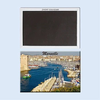 Zaliv v Marseillu v Franciji 22631 darila za prijatelje Krajine Magnetni hladilnik Potovanja spominkov
