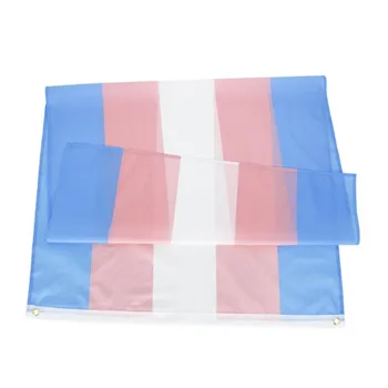 Zastavo 3 x 5 FT Transseksualec Wall Zastave Igra Banner Zunanja notranja Božič Dom Dekor Poroko Zahvalni Dan