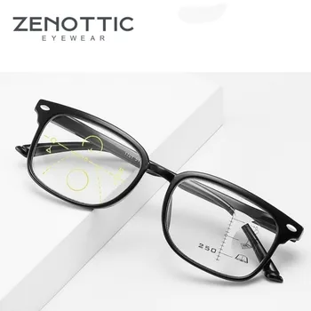 ZENOTTIC Retro Anti-modra Svetloba Progresivna Multifokalna Obravnavi Očala Moški Ženske Kratkovidnost Daljnovidnost Univerzalno Branje Očala