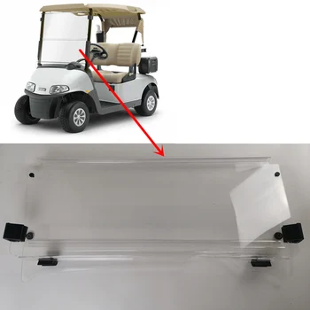 Zložljivi kozarec EZGO RXV golf voziček, prednje vetrobransko steklo električno turistični avto