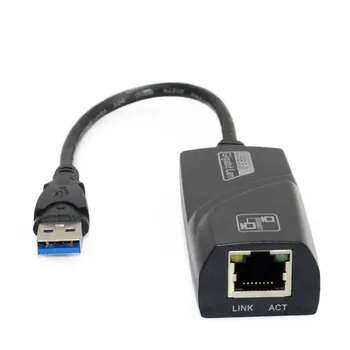 Zunanje Brezplačno Pogon USB 3.0, Gigabit LAN, USB, RJ45, da NIC RTL8153 Čip Nadgradnjo Omrežja Hitrost Povezave