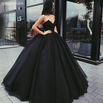 Črne Večerne Obleke 2022 Žogo Obleke Proti-vrat Til Ženske Formalno Islamske Dubaj Dolžina Tal arabski Dolgo Večerno obleko
