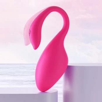 Ženska Odraslih Masturbacija Spola Igrače, Flamingo Mobilne Aplikacije Offsite Daljinski Upravljalnik Erotično Vibrator Ženska Nositi Stimulator Klitorisa