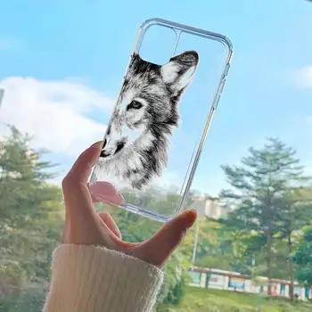 Žival je Volk Primeru Telefon za iPhone 11 12 13 mini pro XS MAX 8 7 6 6S Plus X 5S SE 2020 XR 1