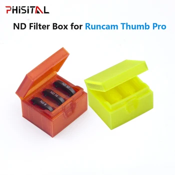 3D tiskanih polje ND filter, Posodo TPU Imetnik Primeru, Prostor za Prikaz primeru, škatle za shranjevanje za runcam palec pro kamero FPV deli